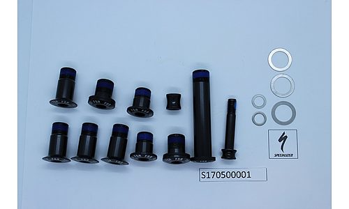 Kit de visserie de pivot SPECIALIZED KIT, MY17-19 ENDURO FSR, SUSPENSION PIVOT BOLT KIT