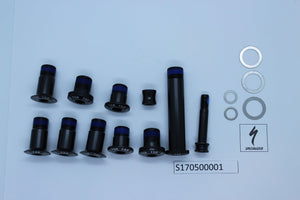 Kit de visserie de pivot SPECIALIZED KIT, MY17-19 ENDURO FSR, SUSPENSION PIVOT BOLT KIT
