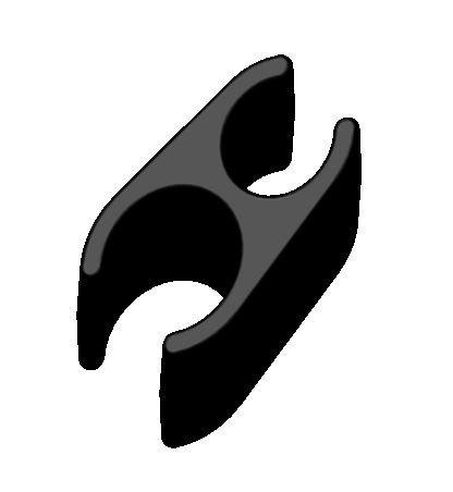 Guide-câble SPECIALIZED CLIP, CLEAN COCKPIT CABLE BINDER, FOR 5MM/4MM CABLES, PLASTIC (1 PCS.) (CB6-185)