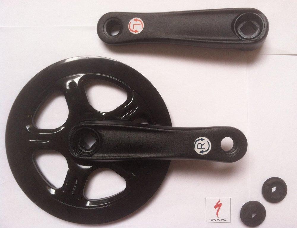 Manivelle SPECIALIZED KIDS, 127MM, L+R ARMS, ALLOY, SQUARE-TAPER, 36T RIVETED RING, 1X8-SPD, BLACK