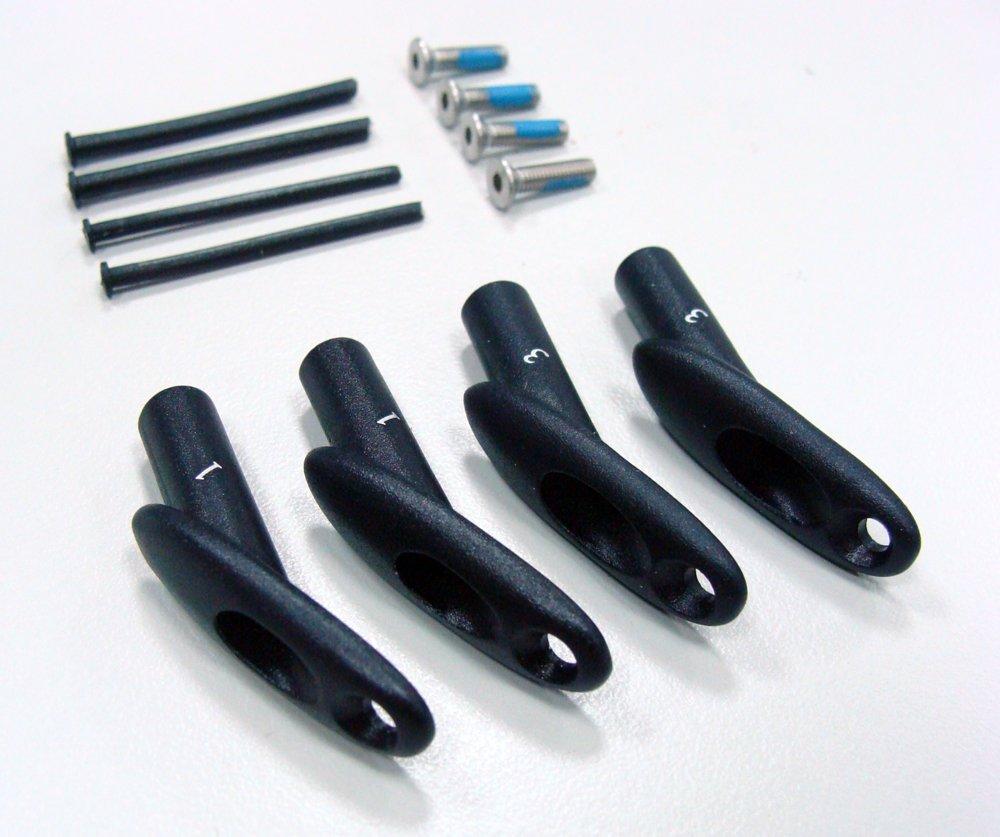 Arrêt de gaine SPECIALIZED KIT, ROUBAIX SL3 / VENGE (GEN.1), ICR PORT CABLE STOP KIT, W/ CABLE SHEATHS & BOLTS