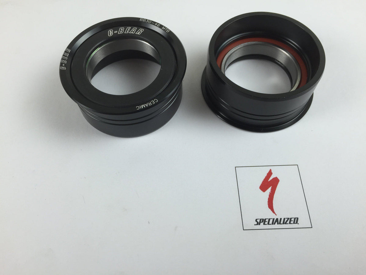 Boîtier de pédalier SPECIALIZED C-BEAR MTB PF30 BB BEARINGS & CUPS FOR CARBON FRAMES SBC CRANK (BB30-46 MTB)