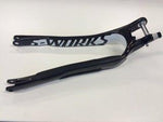 Base arrière SPECIALIZED MY14 SW CAMBER 29, CARBON CHAINSTAY, 12X142MM - GLOSS CARBON/WHITE (NO LONGER PRODUCED)