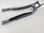 Base arrière SPECIALIZED MY14 SW SJ FSR EVO 29, CARBON CHAINSTAY, 12X142MM - GLOSS LIQUID SILVER/BLACK