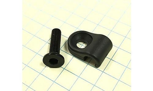Guide-câble SPECIALIZED CLIP, 5MM PLASTIC CABLE GUIDE - SINGLE BOLT, W/ BOLT (CB6-147)