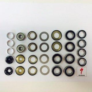 Kit de visserie de pivot SPECIALIZED KIT, MY15-20 DEMO 8 FSR, SUSPENSION BEARING KIT (W/ PIVOT SPACERS)