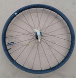 Roue SPECIALIZED MY15 TRAVERSE SL, 27.5, FRONT, CARBON, TA, 15X100MM, DISC, 6-BOLT, 24H (LFM07) - SATIN CARBON W/ BLACK DCL