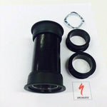 Boîtier de pédalier SPECIALIZED SAMOX CRANK, PF30 BOTTOM-BRACKET, FOR 30MM ALLOY SPINDLE, 100MM SHELL WIDTH, W/ SPINDLE SPACERS & WAVY WASHER (PF3008)
