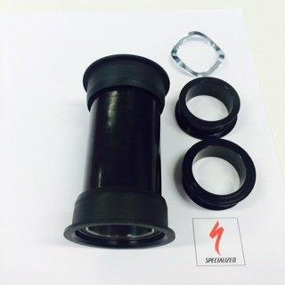 Boîtier de pédalier SPECIALIZED SAMOX CRANK, PF30 BOTTOM-BRACKET, FOR 30MM ALLOY SPINDLE, 100MM SHELL WIDTH, W/ SPINDLE SPACERS & WAVY WASHER (PF3008)