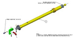 Pièce de tige de selle SPECIALIZED MY14-19 COMMAND POST XCP, 27.2MM, LOCK TUBE ASSY, FOR 35MM TRAVEL, 400MM POST