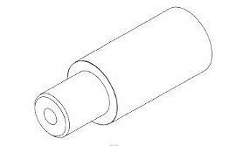 Arrêt de gaine SPECIALIZED FERRULE, MY17-19 EPIC HT, CARBON FRAME, STEPPED FERRULE FOR 4MM SHIFT HOUSING