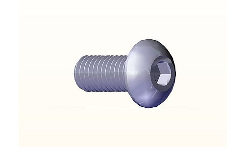 Vis SPECIALIZED MY18-20 EPIC, BRAIN SHOCK TOP MOUNTING BOLT, 3MM HEX HEAD, M5X0.8PX16MM, ALLOY, BLACK