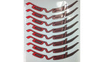 Autocollant SPECIALIZED MY18 ROVAL CONTROL SL 29, 8 DECALS FOR ONE WHEELSET - ROCKET RED