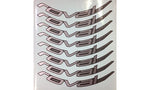 Autocollant SPECIALIZED MY18 ROVAL CONTROL SL 29, 8 DECALS FOR ONE WHEELSET - WHITE