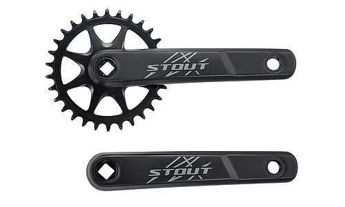 Manivelle SPECIALIZED STOUT, 170MM, L+R ARMS, ALLOY, SQUARE-TAPER, 30T RIVETED RING, 1X10 SPD, BLACK