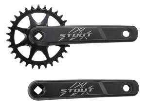 Manivelle SPECIALIZED STOUT, 170MM, L+R ARMS, ALLOY, SQUARE-TAPER, 30T RIVETED RING, 1X10 SPD, BLACK