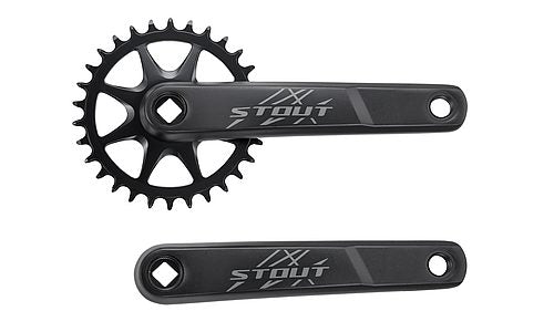 Manivelle SPECIALIZED STOUT, 175MM, L+R ARMS, ALLOY, SQUARE-TAPER, 30T RIVETED RING, 1X10-SPD, BLACK