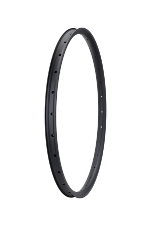 Jante SPECIALIZED MY23 OE TRAVERSE, 27.5, REAR, ALLOY, 28H, DISC, 30MM INTERNAL - BLACK W/ CHARCOAL S-LOGO DCL