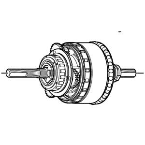 SHIMANO Mécanisme Interne 184mmSG-8R31