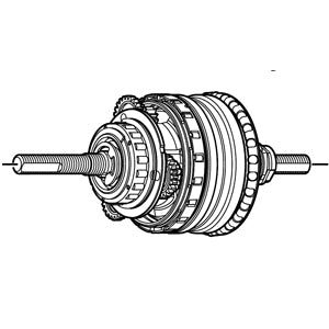 SHIMANO Mécanisme Interne 184mmSG-8R36