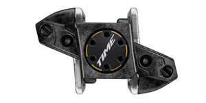 Pédales TIME XC 12 Axe Titane Carbone/Or + Cales ATAC 13°/17° C1