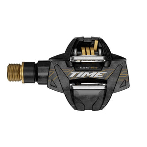 Pédales TIME XC 12 Axe Titane Carbone/Or + Cales ATAC 13°/17° C1