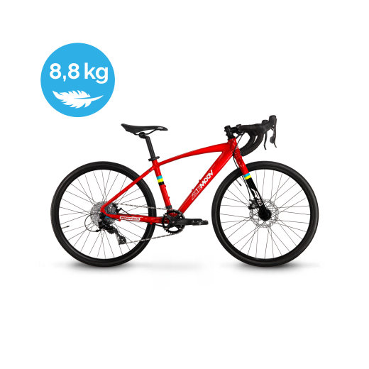 Vélo enfant Route/Gravel 24" Bemoov R24 - Rouge