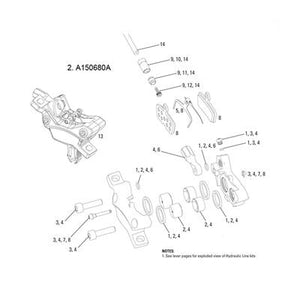 AVID Piston + Joints Etrier Code 2011-2014