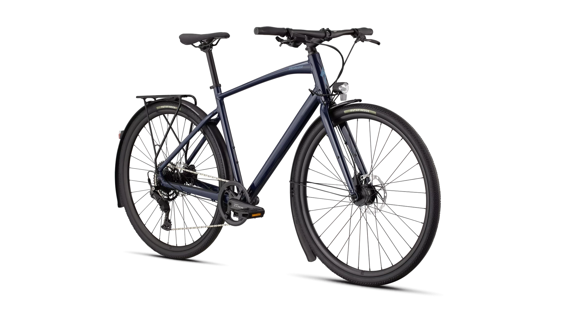 Vélo Specialized Sirrus X 2.0 Gloss Deep Marine/Grey Blue Frost Reflective