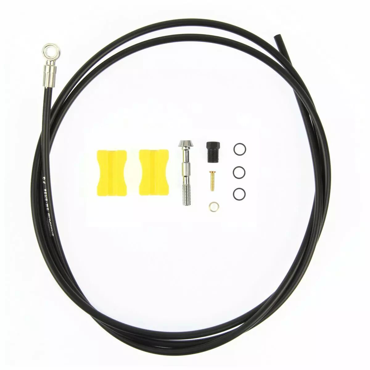 Durite Frein Disc SHIMANO 1700mm Noir SM-BH59 Droit-Banjo