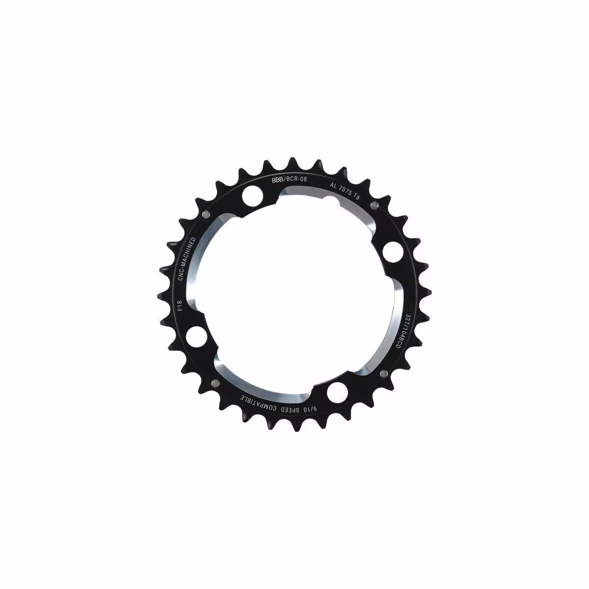 Plateau VTT RoundAbout 4 branches avec rivets 32 ou 34 dents BBB