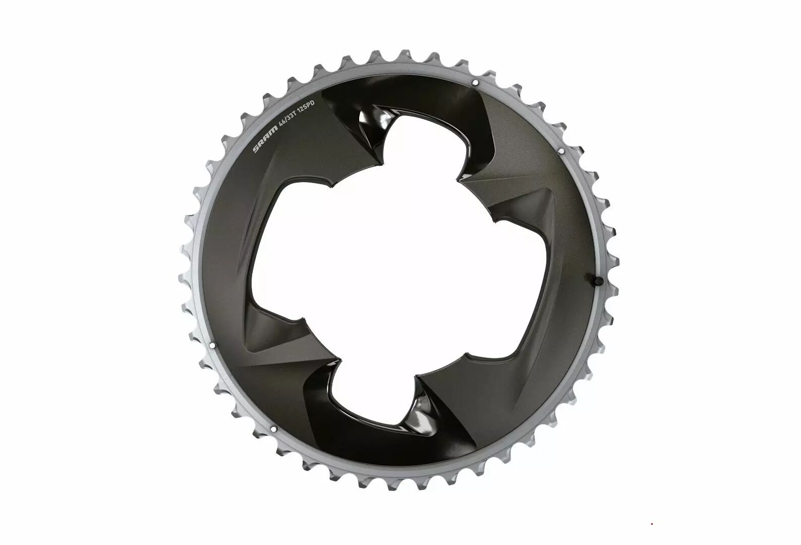 PLATEAU EXTERIEUR 12V SRAM FORCE 2X AXS BCD107 48 DENTS POLAR GRIS