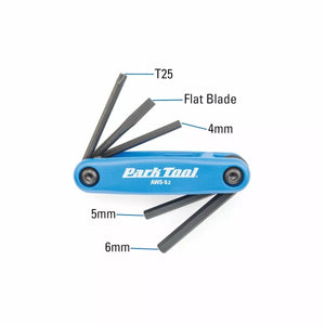 Kit clé allen 4/5/6mm + Tournevis + T25 Park Tool