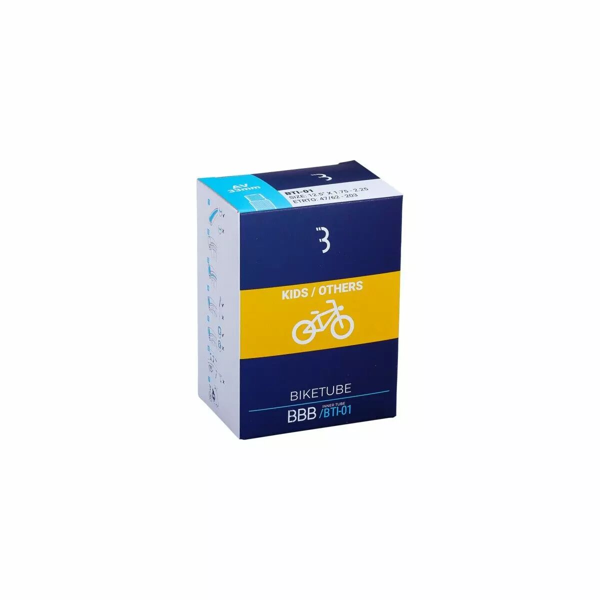 Chambre air 20x1.3/8 FV 32-37-438-451 BBB