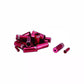 Kit de 16 butées 4 & 5mm + 4 embouts de cables Noir, Bleu, Rouge ou Vert au choix BBB