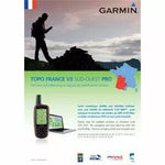 Carte Garmin Topo France v3 Sud-Ouest Pro DVD avec carte microSD/SD pré-chargée