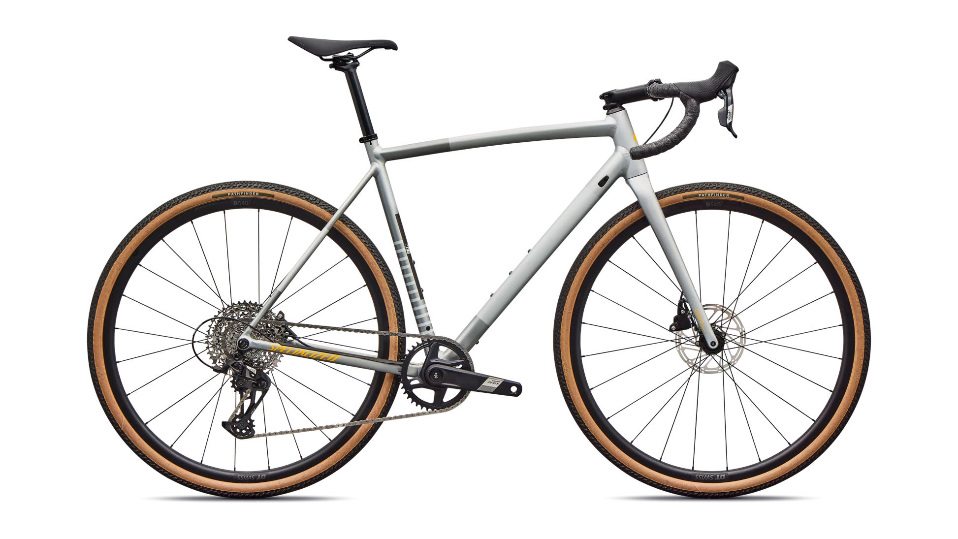 Vélo Specialized Crux Dsw Comp Shadow Silver/California Sunshine
