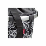 Sacoche/panier Bikebasket fleur noir KLICKFIX