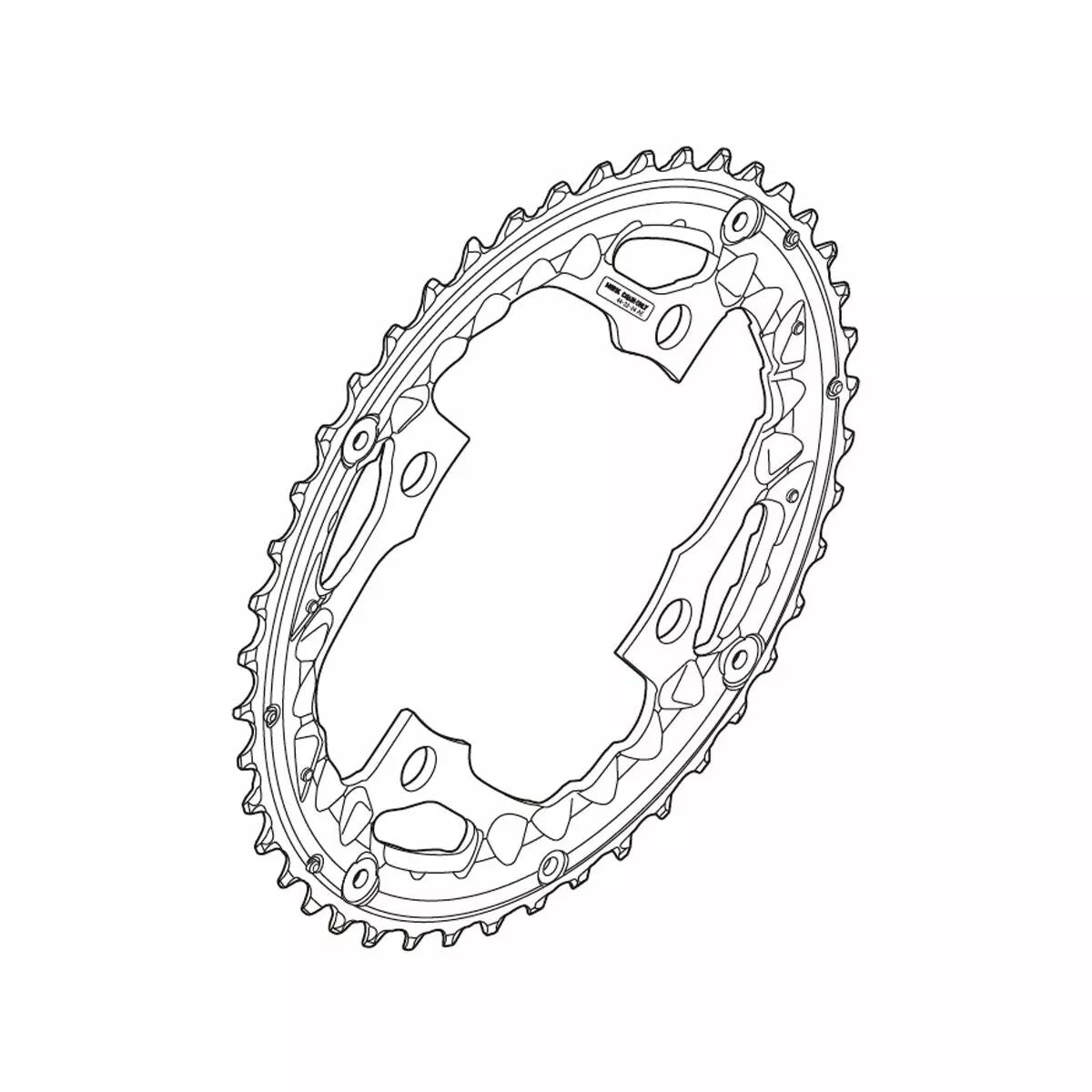 Plateau SHIMANO 44D-AEFC-T521 Noir