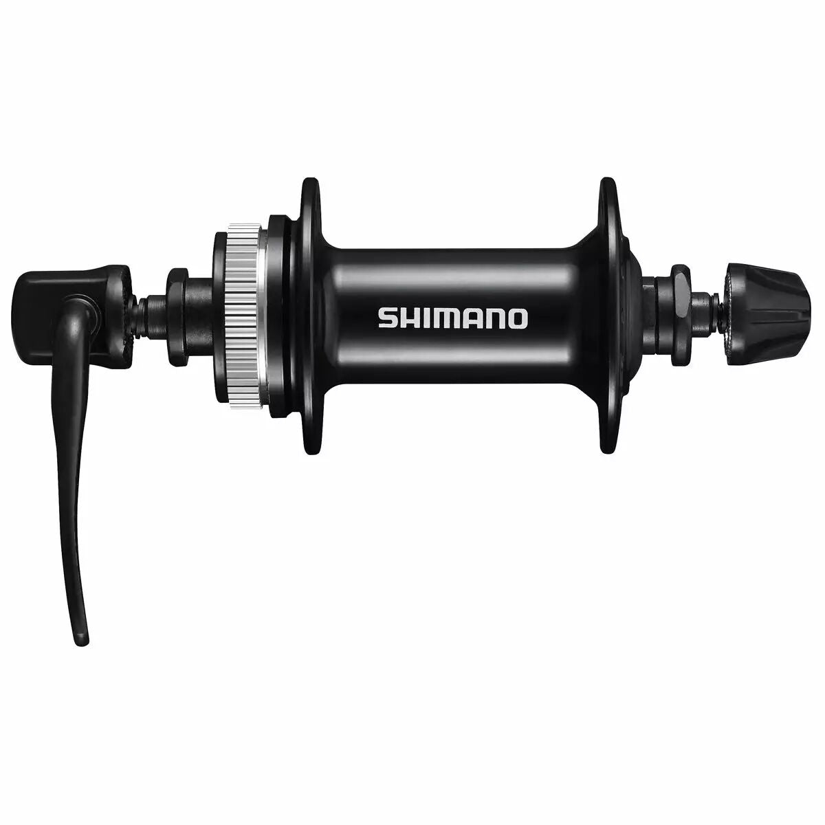 SHIMANO Moyeu Av 100/32 Noir HB-MT200 Frein Disc CL