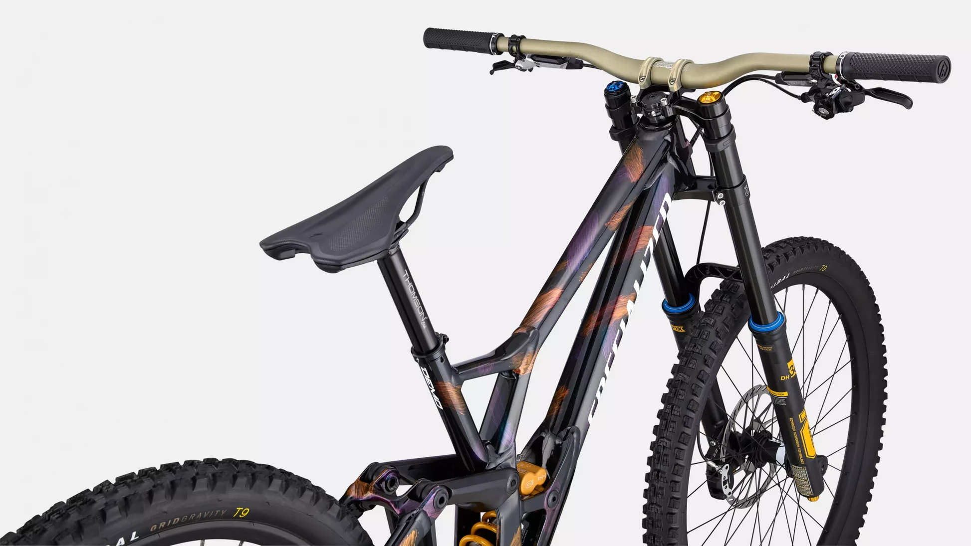 Vélo Specialized Demo Race  Gloss Obsidian/Brushed/Chameleon Supernova