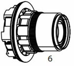 Corps de roue libre ZIPP XDR 12V pour moyeu ZR1