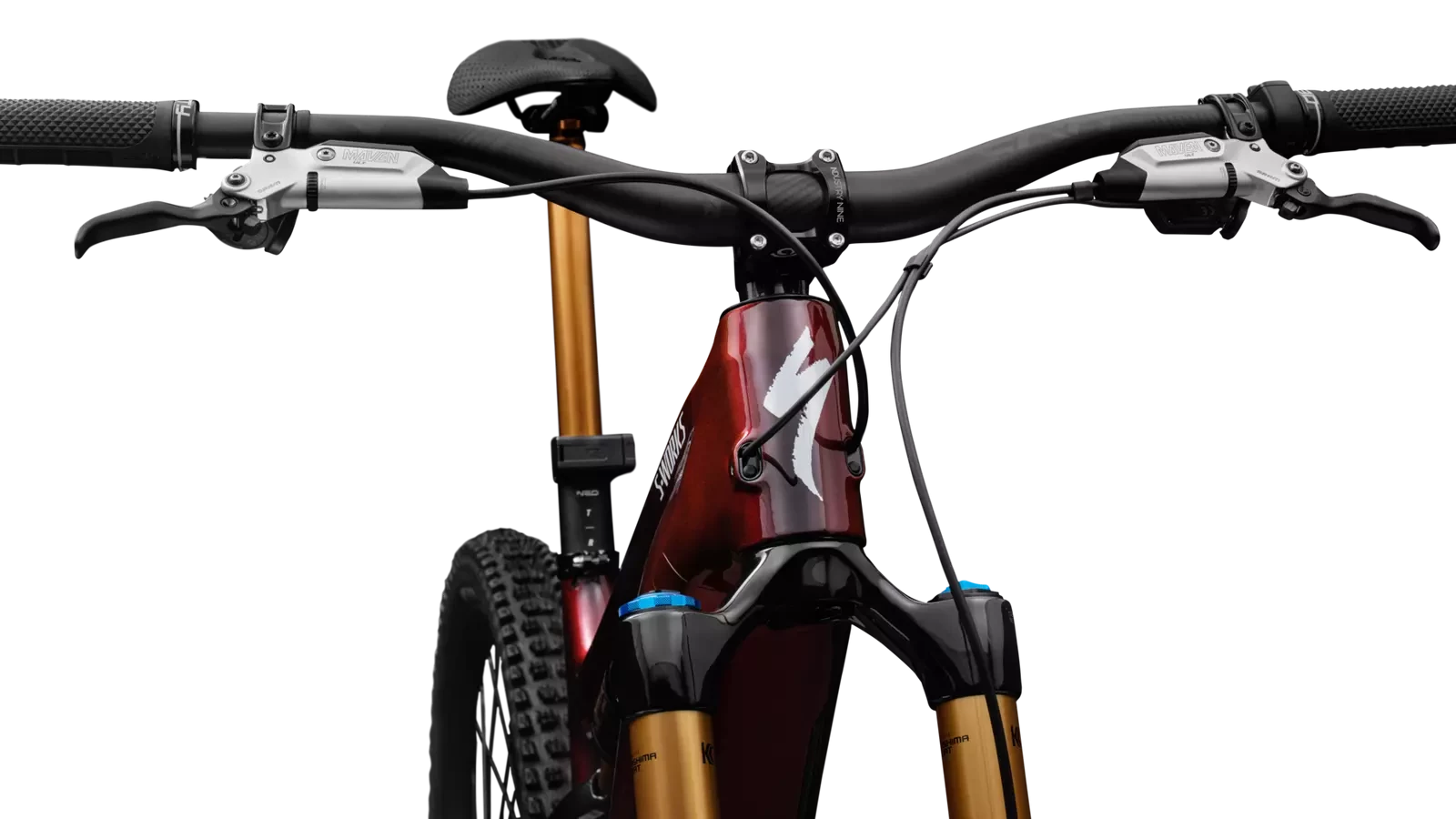 Vélo Specialized Levo Sw Carbon G4 Nb Gloss Red Pearl/Black/Metallic White Silver