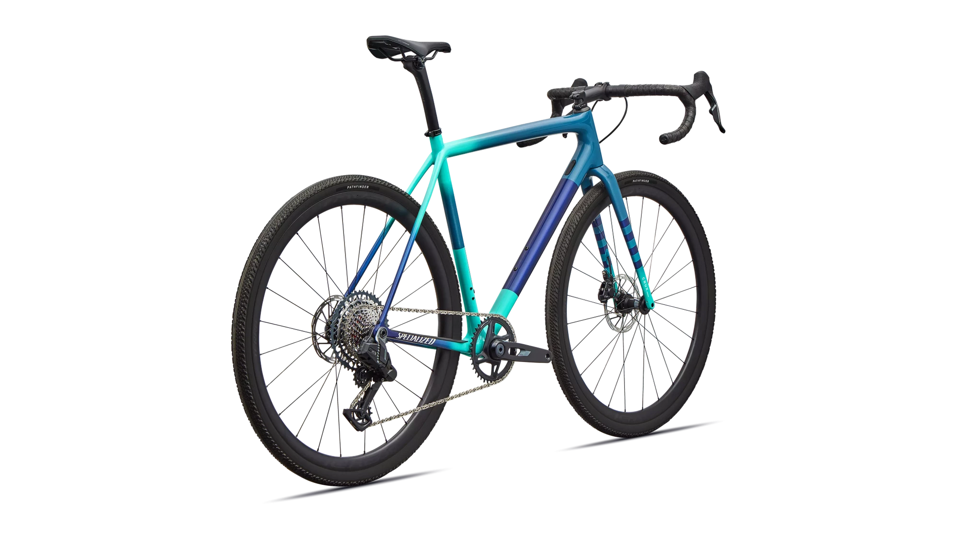 Vélo Specialized Crux Expert Axs Grey Blue/Lagoon Blue/Dune White/Majesty Blue