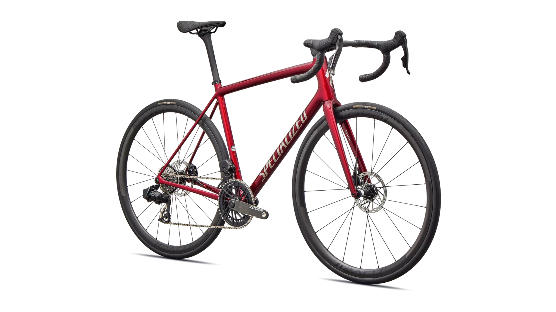 Vélo Specialized Aethos Pro Axs Gloss Red Sky/Chrome