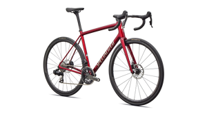 Vélo Specialized Aethos Pro Axs Gloss Red Sky/Chrome