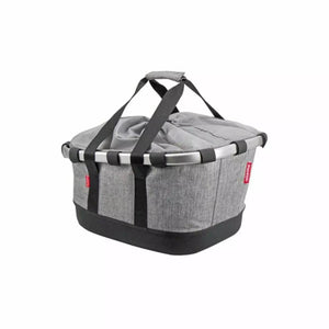Bikebasket GT pour racktime "Snap It" Twist Argent KLICKFIX