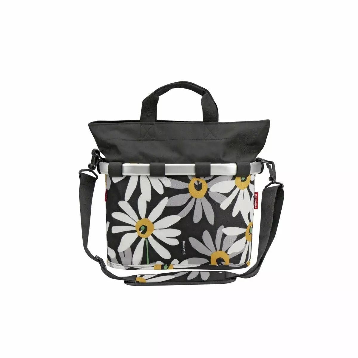 Bikebasket Oval S Marguerites KLICKFIX