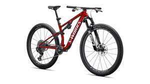 Vélo Specialized Epic 8 Sw Gloss Fiery Red Dry Impasto/Metallic White Silver
