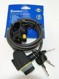 ANTIVOL SPIRAL MICHELIN A CLE 1.80M Diam 8mm